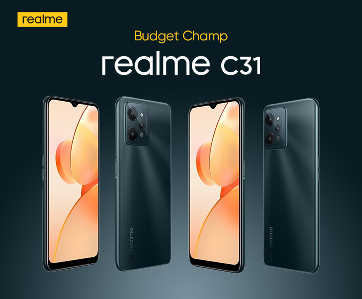5000mAh பேட்டரியுடன் கூடிய Realme C31 பட்ஜெட் போன் இந்தியாவில் மார்ச் 31 அன்று அறிமுகம் செய்யப்பட உள்ளது